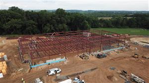 Construction frame, July 2023