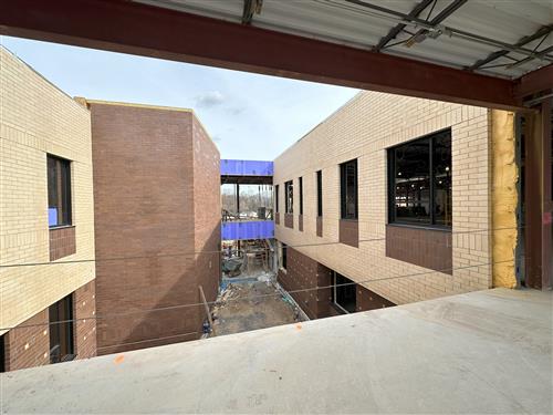 Building construction walkway