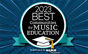  NAMM Music Award banner