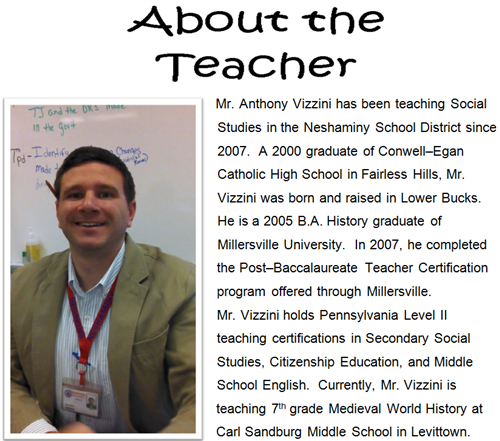 professional biography of a teacher