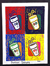 Dunkin Donuts painting