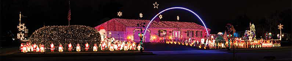 Christmas light show