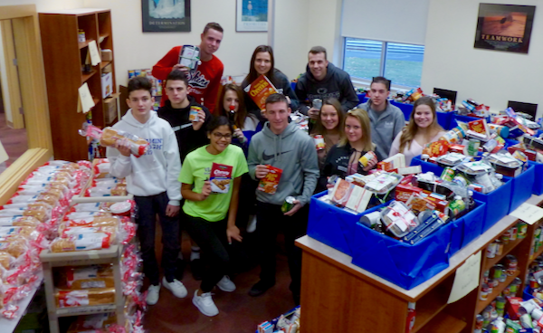 Food drive at Neshaminy HS