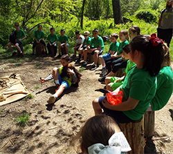 Buck students at nature center