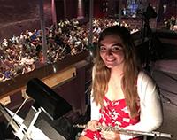 Student performing at Bucks County Playhouse