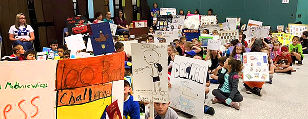 100 book challenge at hoover elementary