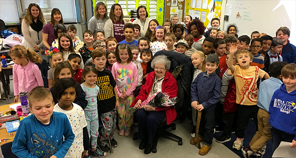 Hoover centenarian visit