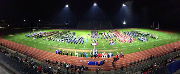 All bands performing at the Kaleidoscope of Bands