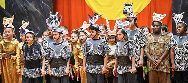 Lion King at Walter Miller Elementary