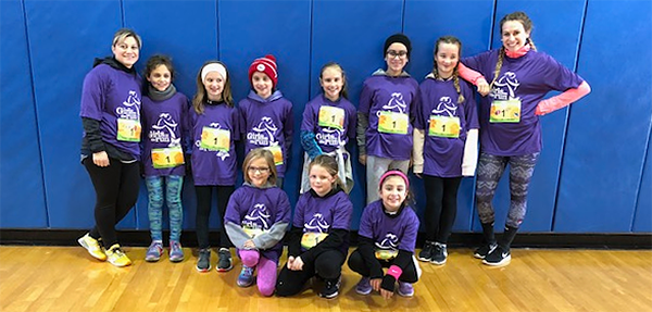 Miller and Sandburg 5K runners group photo