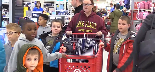 Shopping at Target