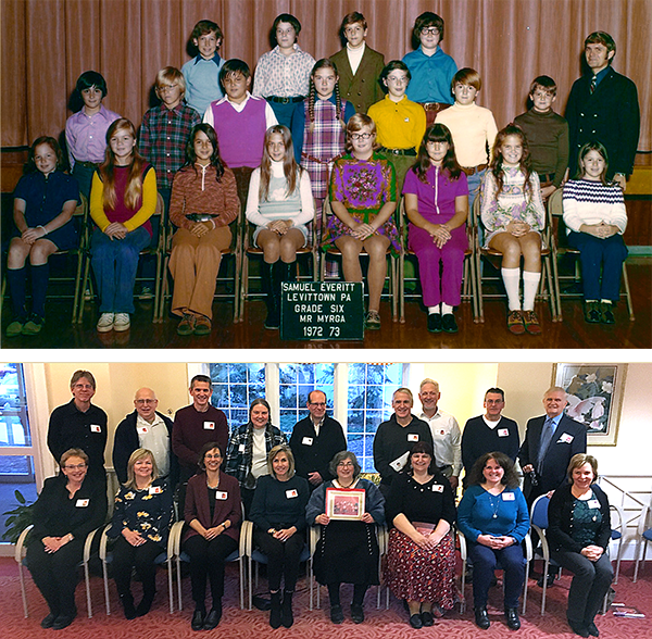 Class photos of Harry Myrga's students