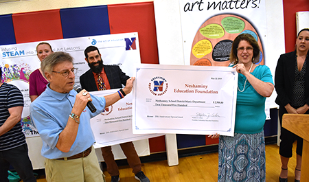 NEF donation at the District Art Show