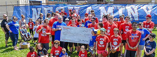 Challenger baseball group photo