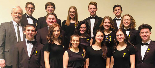Neshaminy HS Choir members
