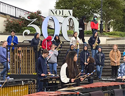 NHS Band performs in New Orleans