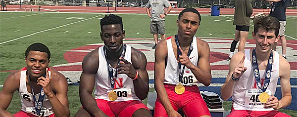 Neshaminy boys 4x400 relay team