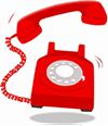 Graphic of a telephone ringing