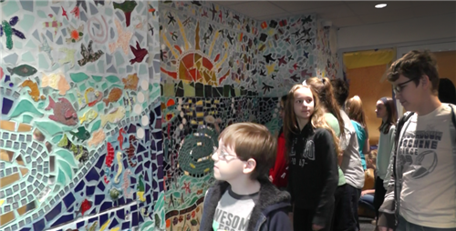 Poquessing Tile Wall 