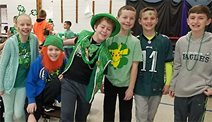 Schweitzer Lucky Leprechaun celebration