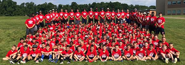 Summer Football Camp group photo