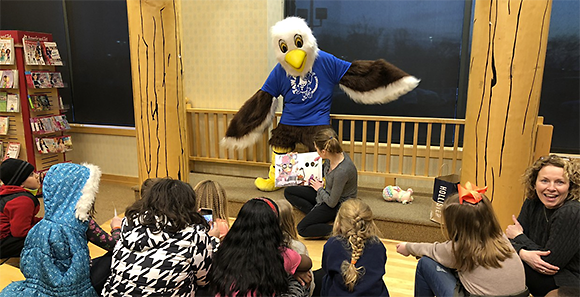 Tawaka mascot reads
