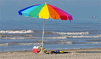 Beach scene