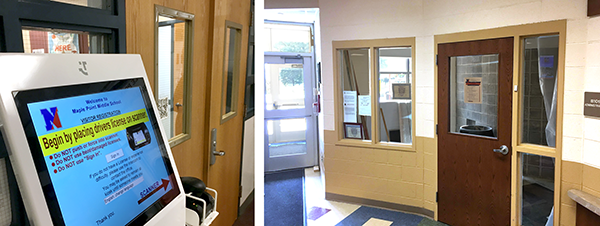 Security vestibules at Maple Point and Neshaminy HS