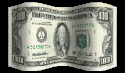 Waving money 