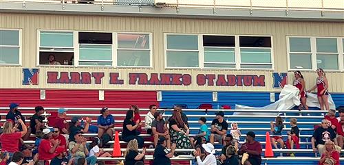 Harry E. Franks Stadium sign unveiling