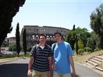 Two rejected gladiators outside the Colosseum. (Rome, Italy) 