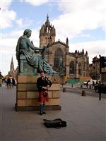 You don't see this in the NYC subways. (Edinburgh, Scotland) 