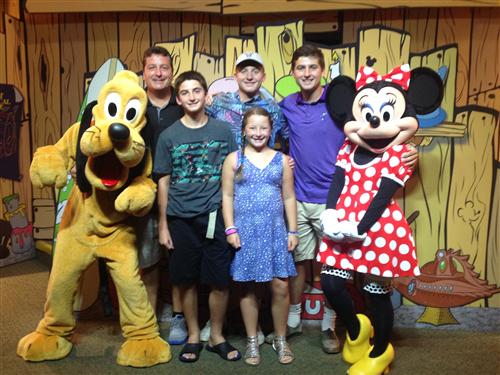 Disney with my kids!!  July. 2016 