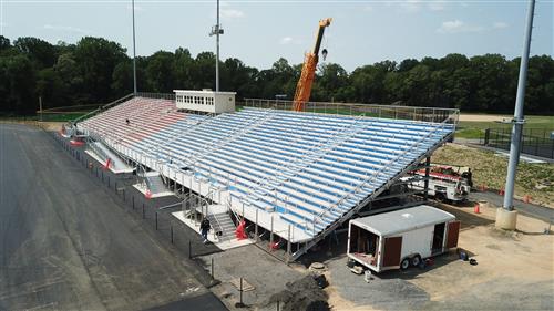 Home side stands