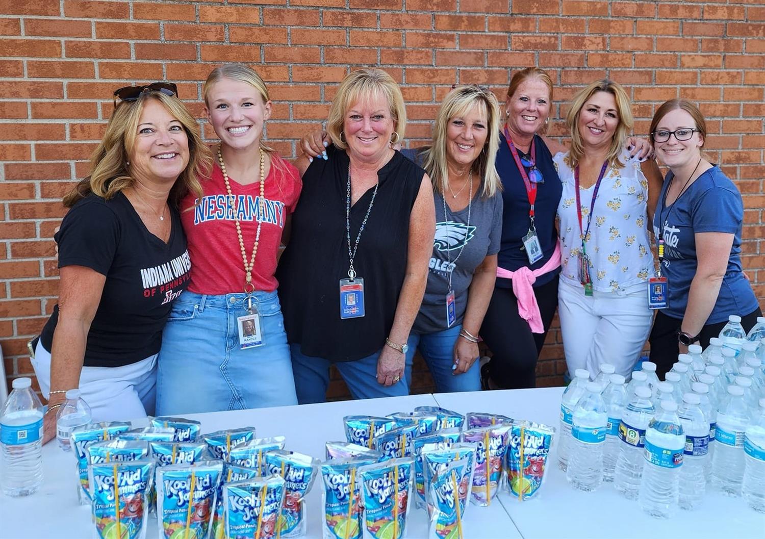 Helping hands at the Ice-Cream Social